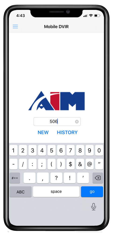 Aim Navigator starting page